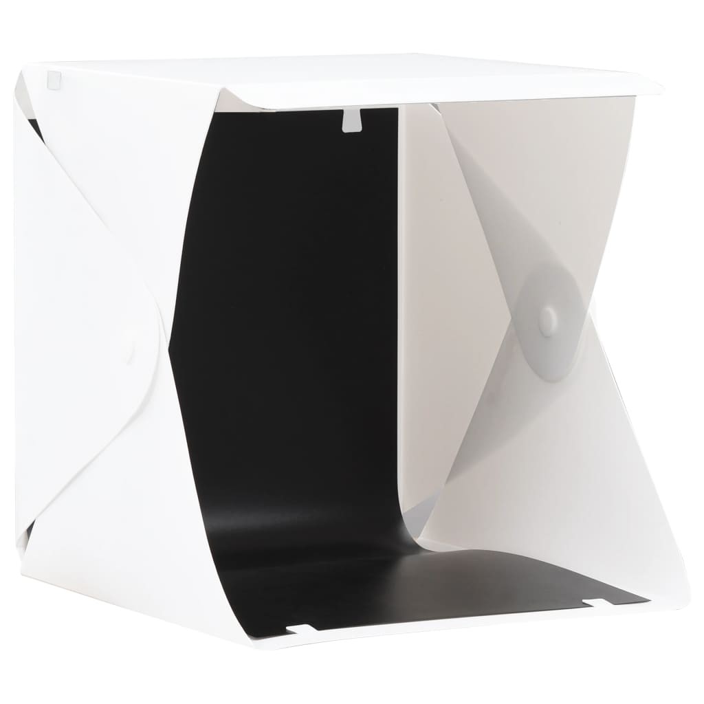 Folding LED Photo Studio Light Box 23x25x25 cm White